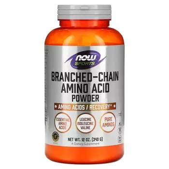 Now Foods Sports порошок аминокислот с разветвленной цепью 340 г