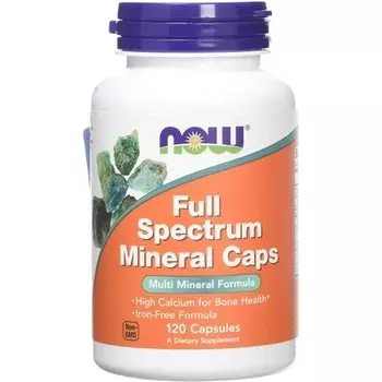 Now Foods Стандартные минеральные капсулы полного спектра, 120 шт.