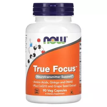 Now Foods True Focus 90 вегетарианских капсул