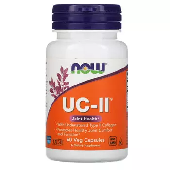 NOW Foods, UC-II, 60 растительных капсул