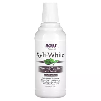 Now Foods Xyliwhite Mouthwash Neem & Tea Tree 16oz