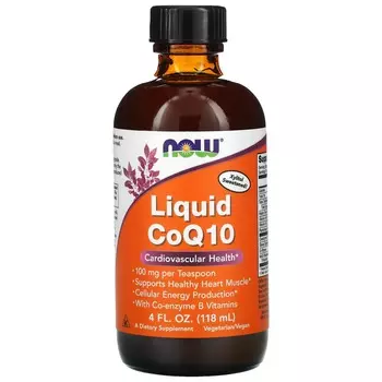 Now Foods Жидкий CoQ10 4 жидкие унции (118 мл)