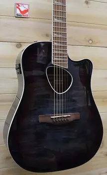 Новая акустическая электрогитара Ibanez Altstar ALT30FM Red Doom Burst