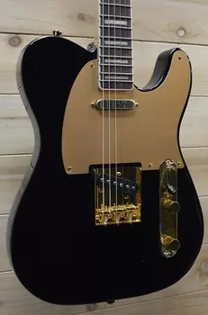Новая электрогитара Squier 40th Anniversary Gold Edition Telecaster Black
