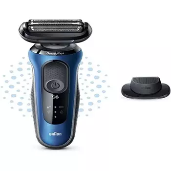 Новая беспроводная бритва Series 6 B1200S с функциями Autosense, Sensoflex и Easyclick — для влажной и сухой уборки, Braun