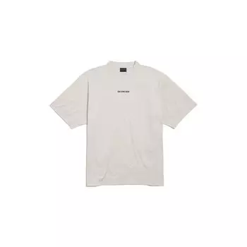 Новая футболка Balenciaga Back, средний размер, белый