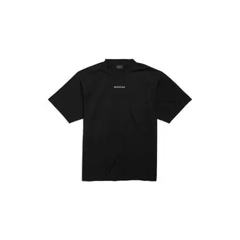 Новая футболка Balenciaga Back, средний размер, черный