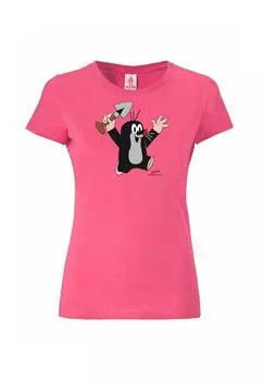 Новая футболка для девочек «Маленький крот» — Yay LOGOSHIRT, розовый