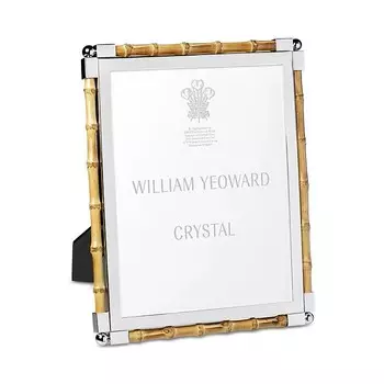 Новая классическая бамбуковая рамка William Yeoward Crystal, 8 x 10 дюймов, коричневый