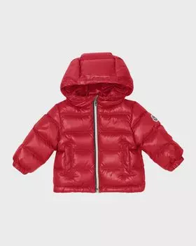 Новая куртка-пуховик Aubert для мальчика, размер 6M-3 Moncler, цвет Red