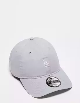Новая мини-кепка LA Dodgers 9twenty серого цвета New Era