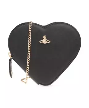 Новая сумка через плечо с сердечком. Vivienne Westwood, черный