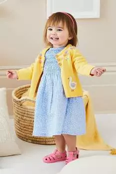 Новинка кардигана с карманами Jojo Maman Bb, желтый