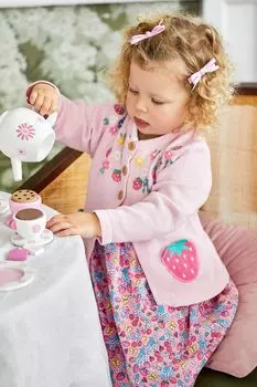 Новинка кардигана с карманами Jojo Maman Bb, розовый