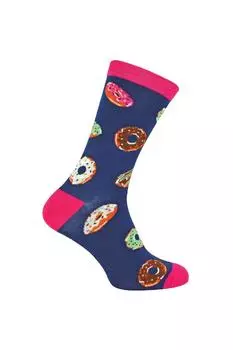 Новинка, мягкие бамбуковые носки с узором Argyle Mr Heron, синий