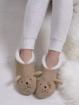 Новинка: тапочки Footsie totes, собака