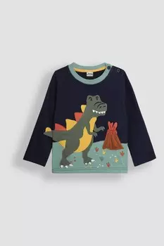 Новинка топ с аппликацией Jojo Maman Bb, синий