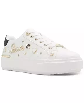Новинка женских кроссовок Visuetti на платформе со шнуровкой ALDO, белый