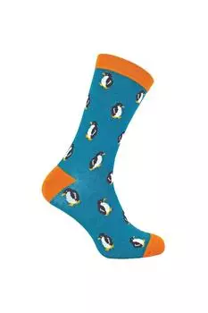 Новинки из мягких дышащих бамбуковых носков с животным рисунком Mr Heron, зеленый