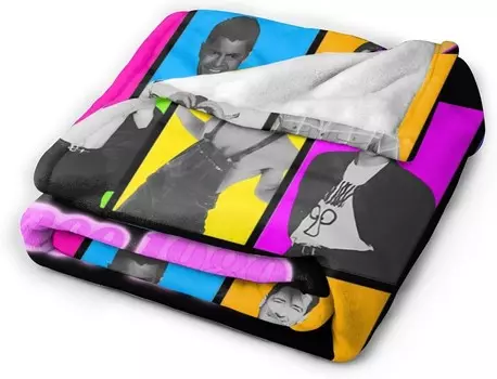 Новое музыкальное детское одеяло с блоками, ультрамягкие фланелевые легкие пледы для декора дивана-кровати 80 "X60" LichaoQian, Black