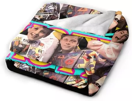 Новое музыкальное детское одеяло с блоками, ультрамягкие фланелевые легкие пледы для декора дивана-кровати 80 "X60" LichaoQian, Black