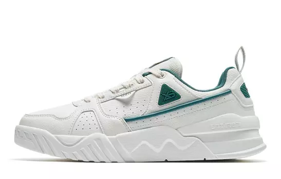 Новое поколение скейтбординга обувь для мужчин с низким верхом парус белый/бархатный цвет сосны Xtep