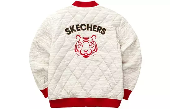 Новогодняя стеганая куртка унисекс Skechers, цвет Red -00R3