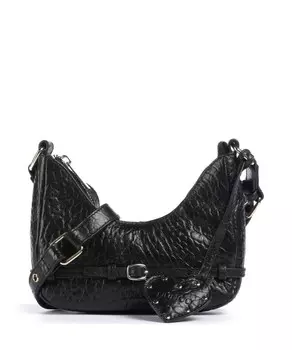 Новозеландская поясная сумка palma из тисненой кожи Nnoo, черный