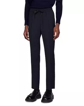 Новые брюки New Alpha на шнурке Sandro, черный