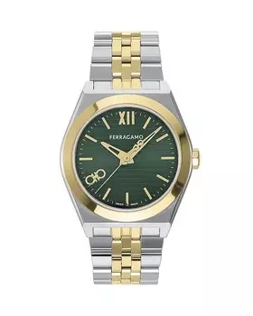 Новые часы Ferragamo Vega, 40 мм, зеленый