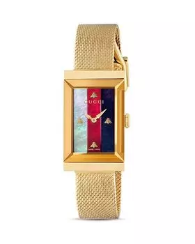Новые часы G-Frame, 21 x 34 мм Gucci, цвет Gold