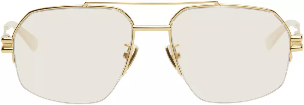 Новые классические солнцезащитные очки Metal Navigator Bottega Veneta