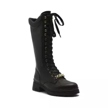 Новые кожаные ботильоны nancy 54 Liu Jo, черный