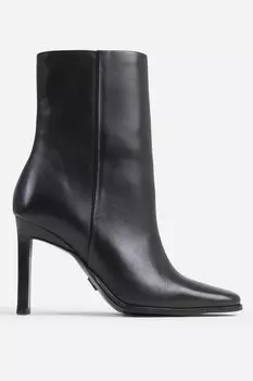 Новые кожаные сапоги Аладина Bronx, черный