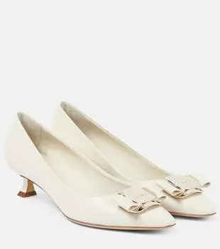 Новые кожаные туфли vara. Ferragamo, белый