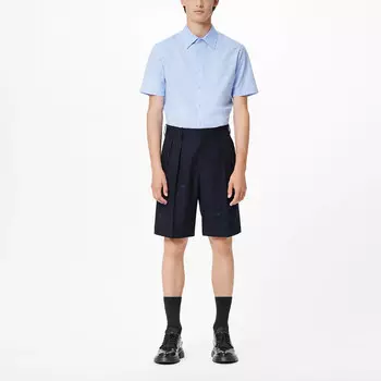 Новые квартальные продукты LV Casual Shorts Men Navy Louis Vuitton, синий