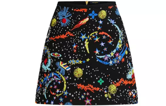 Новые квартальные продукты LV Casual Skirt Women's Multicolor Louis Vuitton