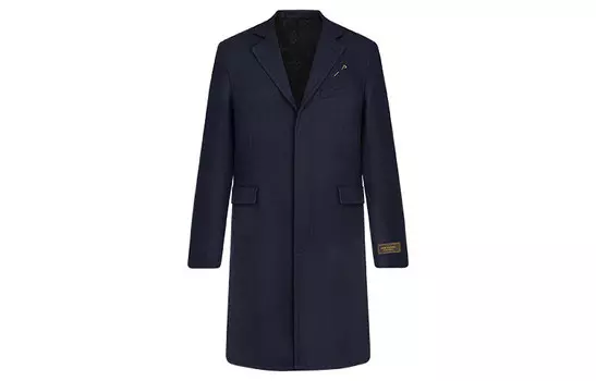 Новые квартальные продукты LV Coat Men Dark Blue Louis Vuitton, темно-синий