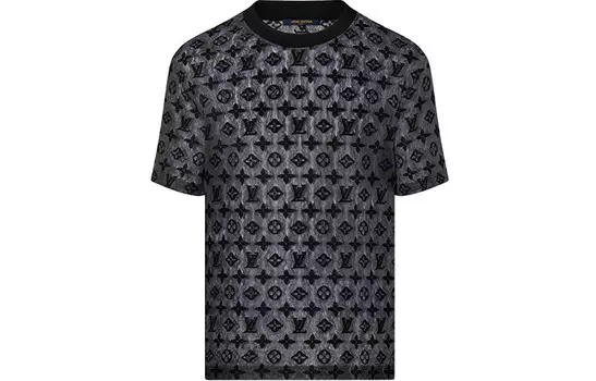 Новые квартальные продукты LV футболка мужская серая Louis Vuitton, серый