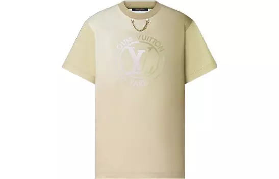Новые квартальные продукты LV Футболка женская желтая Louis Vuitton