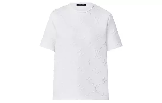 Новые квартальные продукты LV Футболка женская белая Louis Vuitton