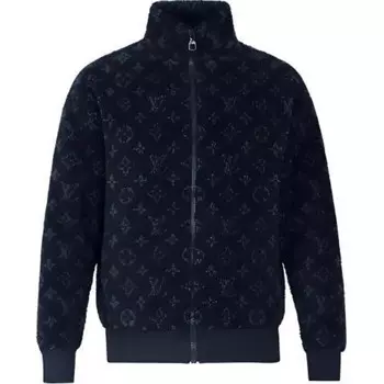 Новые квартальные продукты LV Jacket Men Louis Vuitton, темно-синий