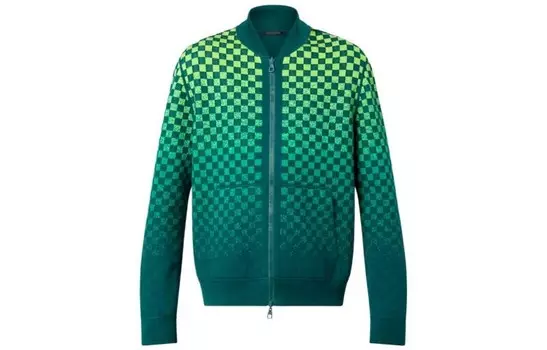Новые квартальные продукты LV Jacket Men Green Louis Vuitton, зеленый
