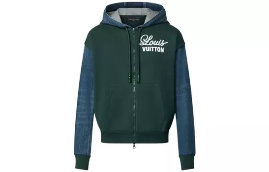 Новые квартальные продукты LV Jacket Men Louis Vuitton, зеленый