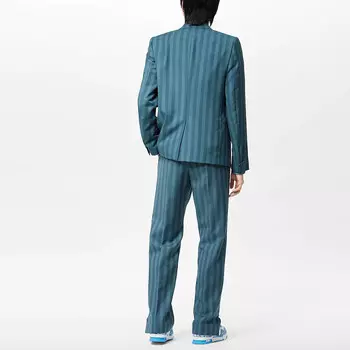 Новые квартальные продукты LV Jacket Men Blue Louis Vuitton, синий