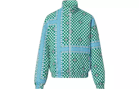 Новые квартальные продукты LV Jacket Men Green Louis Vuitton, зеленый