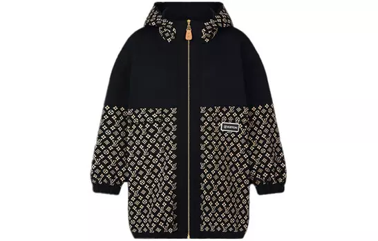 Новые квартальные продукты LV Jacket Women's Black Louis Vuitton