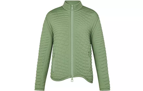 Новые квартальные продукты LV Quilted Jacket Men Green Louis Vuitton, зеленый