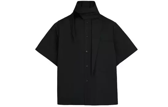 Новые квартальные продукты LV Shirt Men Black Louis Vuitton, черный