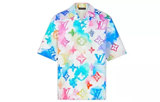 Новые квартальные продукты LV Shirt Men Louis Vuitton, цвет Multicolor